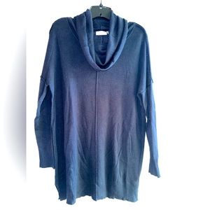 Navy cowl neck sweater